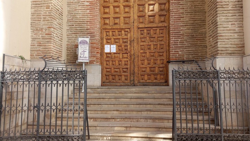 Cartel Iglesia de El Salvador de Teruel Calle Salvador