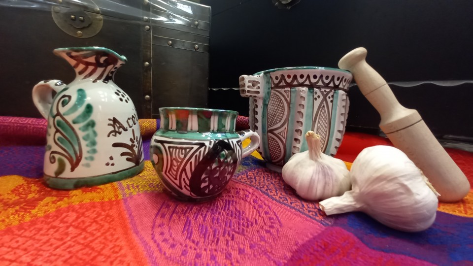 Cerámica de Teruel. Objetos de cocina