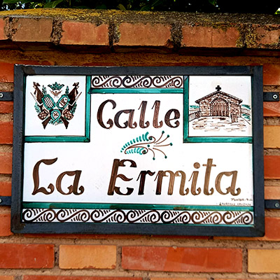 Placas para calles en cerámica de Teruel